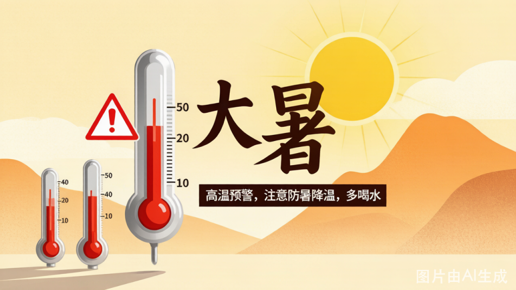 明天大暑！夏日的最后一个节气来了，高温天预防指南请收好