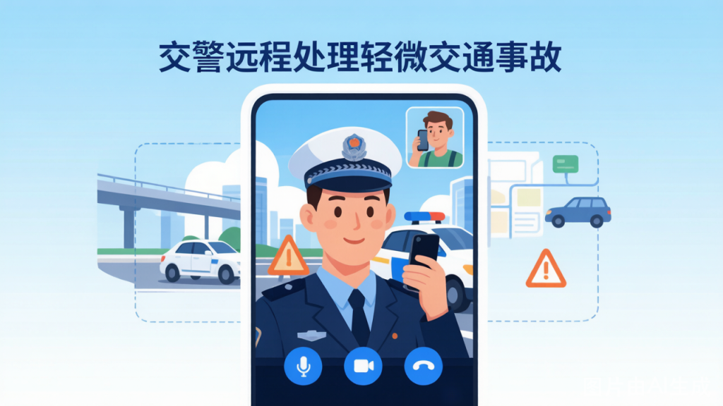 剐蹭不用等交警到场！商丘轻微交通事故视频快处上线，3分钟搞定