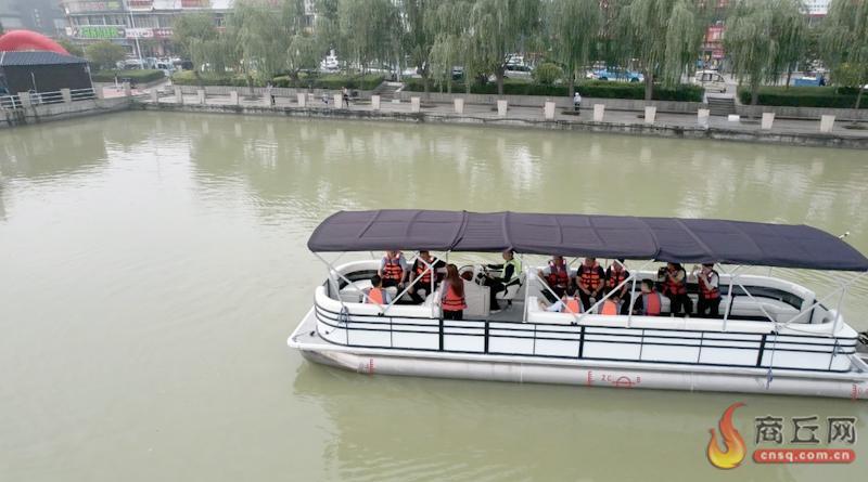 【柘城】容湖游船项目正式启航！25艘电动船带你泛舟赏景