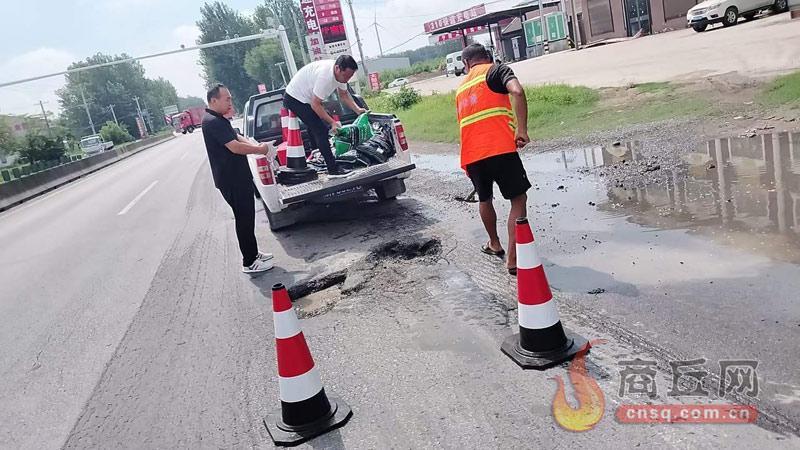 宁陵公路战汛保畅通 30余处水毁点位修复完毕